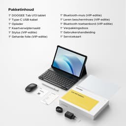 DOOGEE U13 VIP Android Tablet - 13 inch - met toetsenbord/gamepad/muis-32GB+256GB/2TB gaming tablet- 11000mAh batterij-vier speakers-13MP + 5MP camera aan de achterkant - octa-core processor-ondersteunt 2.4G+5G WLAN - Bluetooth 5.0-gezichtsherkenning — thumbnail 9