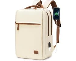 20L Handbagage Rugzak 40x30x15 cm - Waterdichte Oxford Rugtas met USB voor 15,6 Inch Laptop - Geschikt voor Handbagage van KLM, British Airways en Wizzair