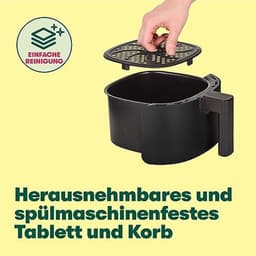 Handmatige Heteluchtfriteuse - Olievrij Frituren met Vaatwasmachinebestendige Anti-aanbakpan — thumbnail 4