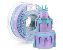 Matte PLA Filament 1.75mm - Regenboog Multicolor 3D Printer Filament met Macaron Gradient - 1kg Spoel