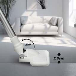 Manta PowerStick VC003WH - Stofzuiger - Cyclonische Technologie - HEPA-filter - Wit — thumbnail 4