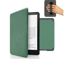 Boekstijl Kindel Paperwhite 12e Generatie 2024 Hoesje Magnetisch Flip Turquoise
