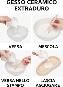 Extreem Sterk Gietbaar Keramisch Gips Type 4 voor Modellen en Reparaties — thumbnail 2