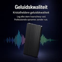 mini voice recorder – afluisteren op afstand – 90+ uur opname – digitale spy recorder – afluisterapparaat – verborgen microfoon - 64GB – mini dictafoon — thumbnail 5