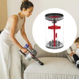 TuseRxln Stofreservoir - Stofzakloos Ontwerp - Geschikt Voor Stofzuiger Accessoires - 1 Stuk - Vervangingsonderdelen Zwart — thumbnail 5