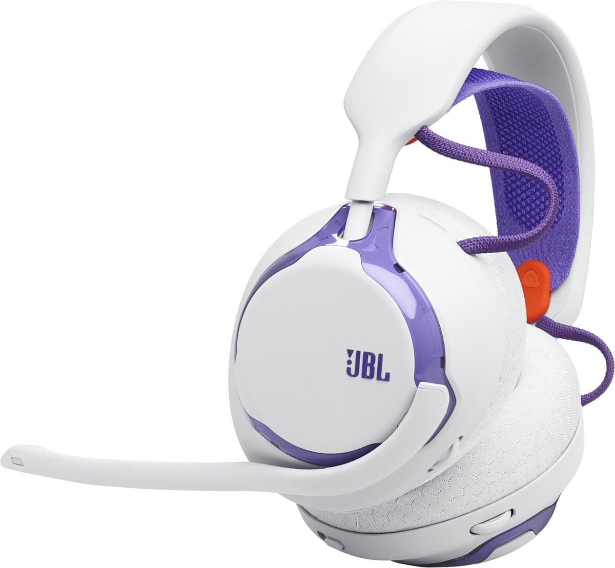 JBL Quantum 650 - Draadloze Gaming & Multitask Headset - 2.4 GHz & Bluetooth - Lage Latency - 50 Uur Batterij - JBL Quantum Engine Software - Over-ear - Wit — afbeelding 1