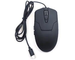 Ynkkvre - Bedrade muis - Muis laptop - Computermuis - Elektronische accessoires - USB-C aansluiting - 4 DPI standen - Stille klikken - Ergonomisch