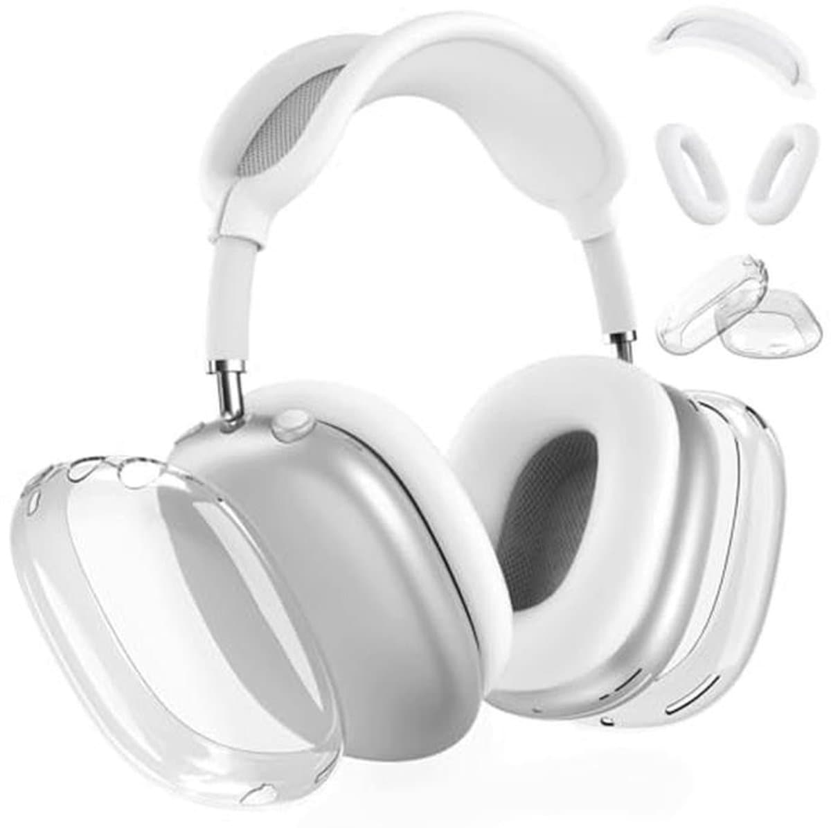 Transparante Soft TPU Hoofdband Case voor AirPods Max - Schokbestendig en Kratzbestendig — afbeelding 1