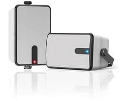 Bluetooth Luidsprekers voor Buiten 250W - Draadloze Synchronisatie, IPX5 Waterdicht, Krachtige Bas, Wandhouder - Set van 2