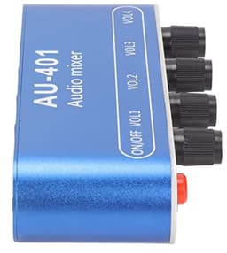 Mini 4-kanaals Stereo Mixer met Volume-aanpassing en 3.5mm Uitgang voor Laptop en Hoofdtelefoon — thumbnail 2