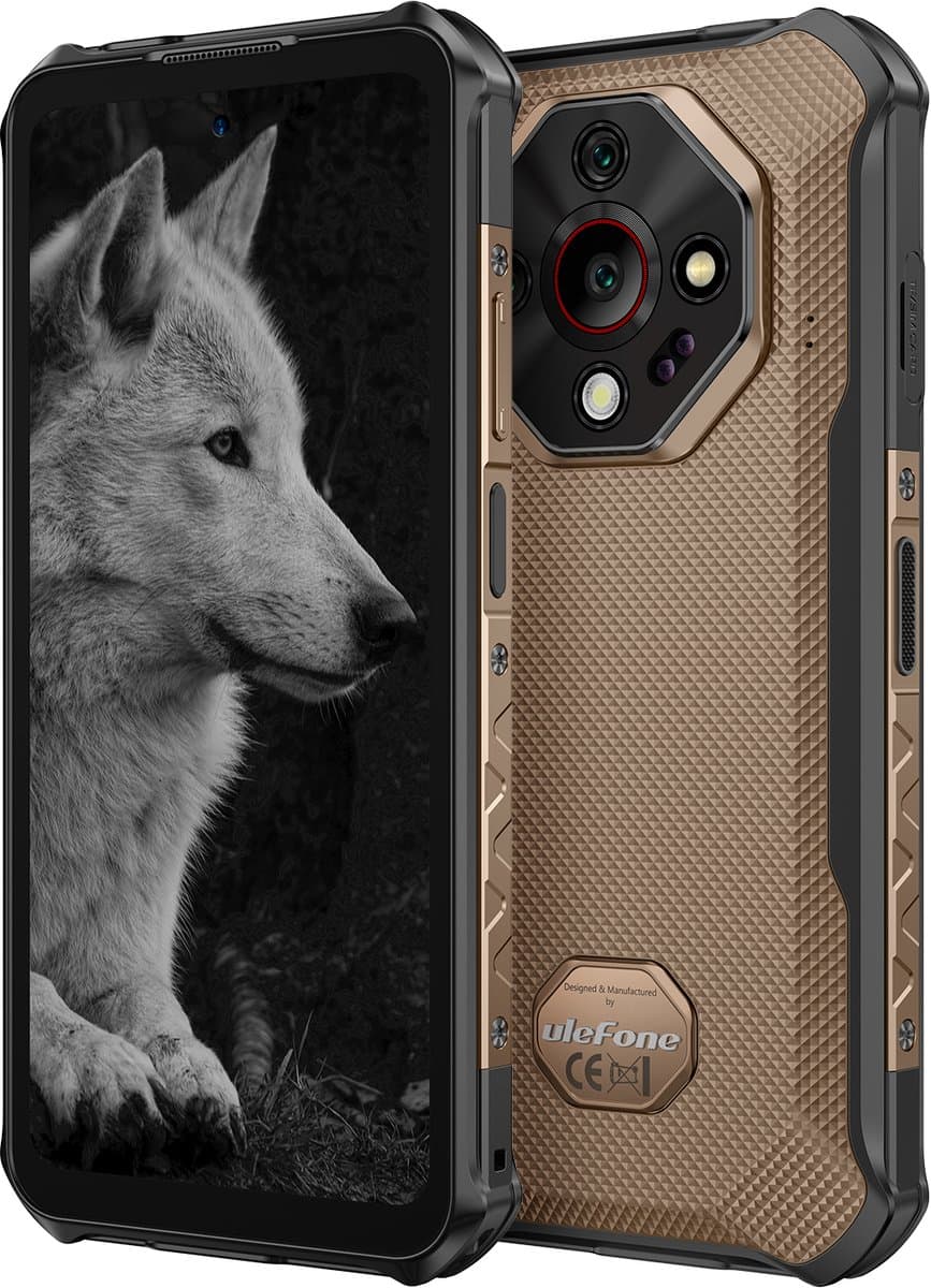 Ulefone Armor X16 Pro 5G Rugged Smartphone – 6.56'' 120Hz – 16GB RAM (8+8) 256GB – 10360mAh & 33W Snelladen – 64MP + 25MP Nachtzichtcamera – 8 core Dimensity 6300 – IP68/IP69K & MIL-STD-810H – Vinger Scan – NFC – Dual SIM – Sand Dune – Android 15 — afbeelding 1