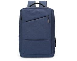 Rugzak - schoolrugzak - rugtas - backpack - laptop rugzak - Oxford rugzak - meerdere vakken - dagelijks gebruik - blauw