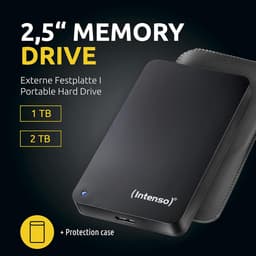 1TB Externe Harde Schijf USB 3.0 - Compacte Gegevensopslag met Beschermhoes — thumbnail 3