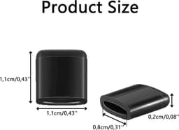 10 stuks rubberen bumpers voor airfryer - universele herbruikbare accessoires voor luchtfriteuse - rubberen onderdelen voor luchtfriteuse — thumbnail 6