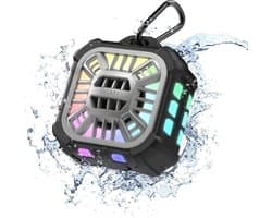 Draagbare Bluetooth Speaker IPX7 Waterdicht - 24uur Speeltijd & Drijvend - Boomende Bas en RGB Verlichting