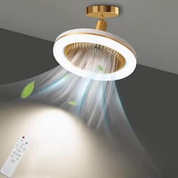 Stille Plafondventilator met LED Verlichting en Afstandsbediening voor E27 Fitting — thumbnail 3