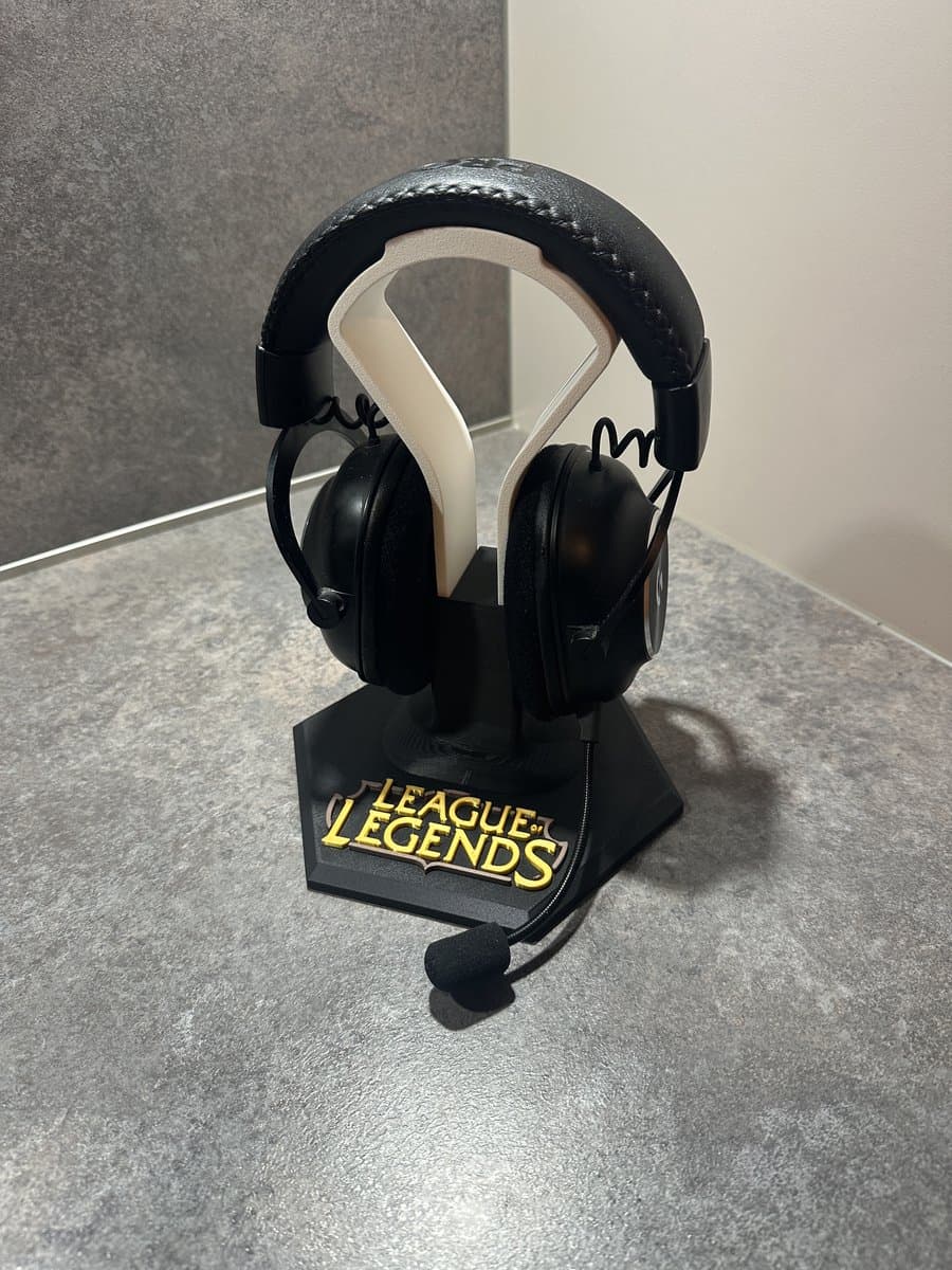 Hoofdtelefoon houder LEAGUE of LEGENDS - Headset stand - Koptelefoon standaard - Koptelefoon houder — afbeelding 1