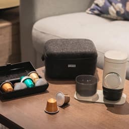 Beschermhoes en Accessoires voor Minipresso NS2 - Compleet met Capsuledoos, Onderzetter en Handdoek — thumbnail 5