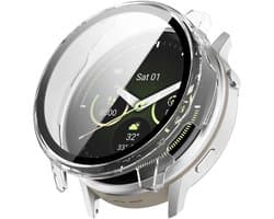 Strap-it Hard Case met Glas – Transparant, Duurzaam, Beschermt Behuizing & Display – Transparent – geschikt voor Garmin Venu 4 41mm