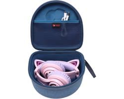 Tas voor Draadloze Over-Ear Koptelefoons voor Kinderen - Blauw