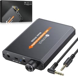 Draagbare 3,5 mm Hoofdtelefoonversterker met Tweestaps Versterkingsschakelaar — thumbnail 1