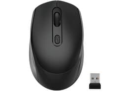 Draadloze Gaming Muis - Draadloze Bluetooth Muis - Ergonomisch - Gaming muizen - gaming muiq - Extra Stil - Draadloze muis - Stil - USB Nano-ontvanger - USB-opladen - Geschikt voor laptops, Chromebooks, pc's, Macs en Windows - Zwart