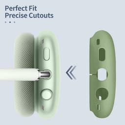 Siliconen Hoes voor AirPods Max Hoofdtelefoons - Anti-kras Oorschelpen en Hoofdband Bescherming — thumbnail 5
