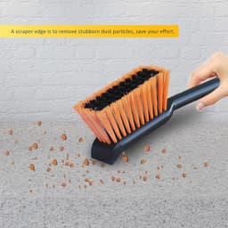 Zware metalen stofpan 17" met reinigingsborstelset — thumbnail 5