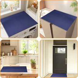 Antislip Onderlegger Wasmachine en Droger (60x60 cm) - Universele Machine Mat — thumbnail 4