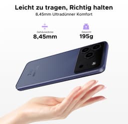DOOGEE Note 56 Plus - Smartphone - Telefoon - 48 GB RAM+ 256 GB ROM (2TB/TF) - 50 MP camera - 6150 mAh/18W - 6.56 inch 90Hz - Gemini AI - Widevine L1 - NFC - Face ID - Vingerafdruk - GPS - Paars — thumbnail 5