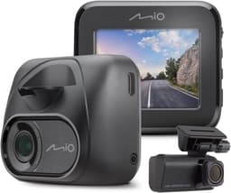 Mio MiVue C595WD + T30 Full HD dual dashcam - Wi-Fi - GPS - achterruitcamera - flitspaal- én trajectcontrole-waarschuwingen — thumbnail 1