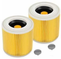 4x Patroonfilter geschikt voor Kärcher WD1, WD2, WD3 en A series - Vervangt 6.414-552.0 - Filter — thumbnail 1