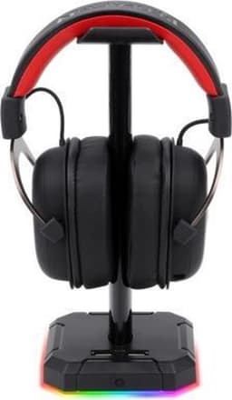 Redragon Scepter HA300 - Headset Houder - RGB Verlichting - 3 USB Aansluitingen - Koptelefoon Houder — thumbnail 5