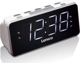 Lenco CR-18 - Wekkerradio met LED Display - Wit — thumbnail 3
