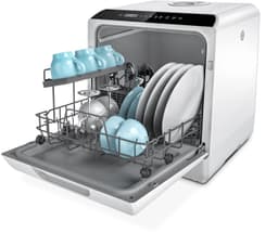 Mini vaatwasser compact 5L aanrechtmodel met touch bediening stil ontwerp voor kleine keukens — thumbnail 1