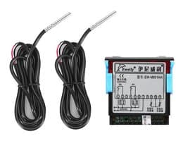 AC 220 V 5A universele digitale temperatuurverschilregelaar differentiaalregelaar dimmer thermostaat snelheidsregelaar met sensorsonde voor zonneboiler
