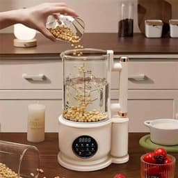 G&G soepmaker - Sojamelk maker - Smoothie - Milkshake - Soep - Babyvoeding - Machine - Blender - Beker met deksel - BPA-vrij - Wit — thumbnail 4