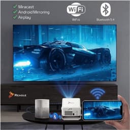 Beamer Full HD 1100 ANSI Lumen - 1080p 4K Upscaling - LED - Draagbaar - Thuisbioscoop Projector — thumbnail 5