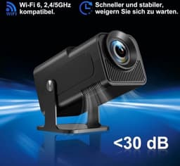 4K mini-beamer met native 1080p - Thuisbioscoop - 500 ANSI lumen - Android 11.0 OS - Wifi 6 - BT 5.2 - Automatische rotatie van 180 graden — thumbnail 3