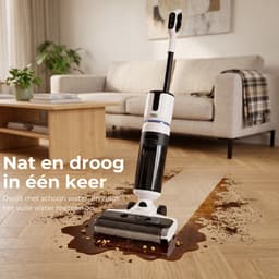 Lodgy OneSweep X1 Elektrische Dweil - Steelstofzuiger met Dweilfunctie - Nat Droog Dweilstofzuiger - Draadloze Vloerreiniger - Dweilmachine - Anti-Klit — thumbnail 3