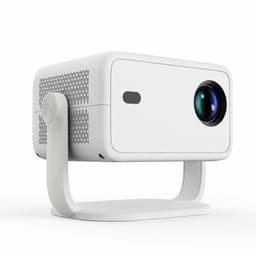 Atlasyx beamer - Mini projector - Smart projector - Film projector - Draagbare projector - 360° Correctie - 29 x 18 x 20 cm - Wit — thumbnail 1