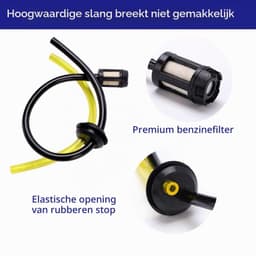 5 Sets Universele Brandstoffilterset, Grasmaaier Brandstofleiding, Brandstofslang met Filter Primer Lamp Assy, Maaimachine Maaier Brandstofbuis Strimmer voor Maaier Bosmaaier, Grasmaaier — thumbnail 5