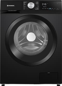 Wisberg WBWM1A4B9NB - Wasmachine - Energieklasse A-40% - 9 kg - 1400 toeren - Stoomfunctie — thumbnail 1