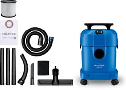 Nilfisk Multi I 16 Nat- & Droogzuiger 1100W - 16L Waterzuiger en Stofzuiger met Blaasfunctie - Voor Huis, Garage, Werkplaats & Auto — thumbnail 1