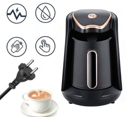 Turkse koffiemaker – Elektrische mokapot – Elektrisch koffiezetapparaat – Gemakkelijk thuis – 300 ml – 600 W – 220 V – Zwart — thumbnail 2