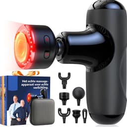KLS® Massage Gun - Massage Gun Mini - Massage Pistool - Zwart - 14cm x 11cm x 5cm — thumbnail 1