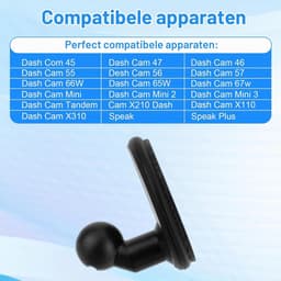 2 Stuks Zelfklevende Houder voor Garmin Dashcam, Kunststof Vervangende Voorruithouder Compatibel met Garmin Dashcam 45/46/47/55/56/57 65W/66W/67W Mini 2 Mini 3 Tandem X110/X210/X310 — thumbnail 4