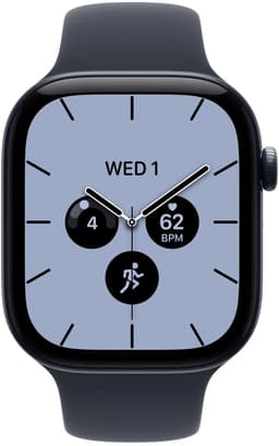 Apple Watch Series 12 GPs + Cellular 42mm - Night Blue Ceramic Case Sport Band M/l Smartwatch Navy — thumbnail 3