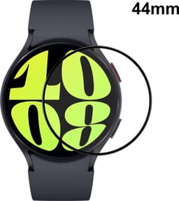 By Qubix - Screen protector Tempered Glass - Full cover - Geschikt voor de Samsung Galaxy Watch 7 - 44mm — thumbnail 1