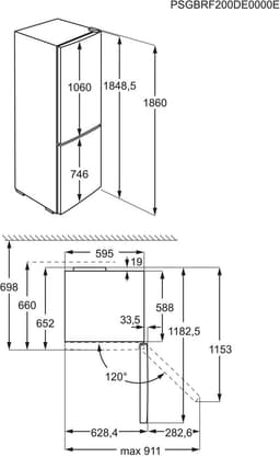 Electrolux LNT7ME32M1 Vrijstaand 330 l Zwart — thumbnail 4